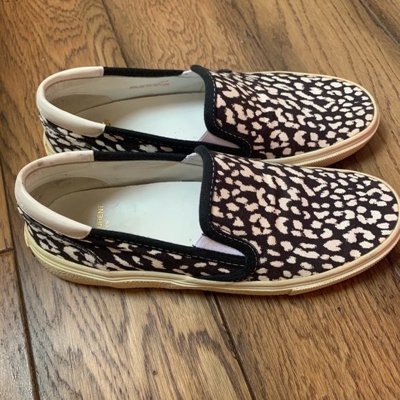 SAINT LAURENT BABY CAT SLIP ONS - Picture 2 of 5